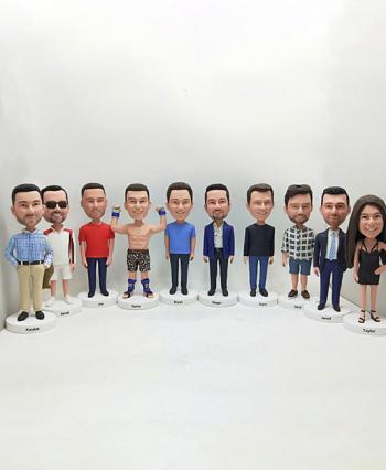 10 Custom Bobbleheads-gift bulk order