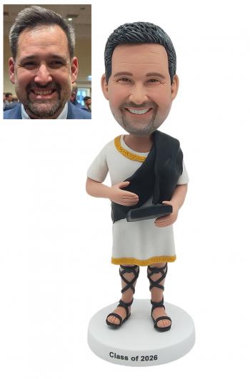 Custom Bobblehead Roman Emperor Graduation - Class Of 2026 Gift
