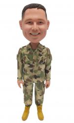 Custom military bobblehead For Air Force Officer Soldier Bobblehead [AM5124]