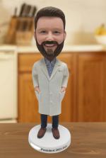 Personalized Doctor Bobbleheads Custom Medical Doctor Bobblehead Figurines [W4918]