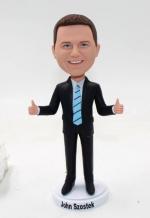 Custom Bobblehead businessman Top Salesman Awards [540]