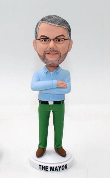Personalized Bobbleheads Make Bobble heads for Boss Mayor Leader